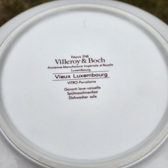 Villeroy & Boch Vieux Luxembourg Round Vegetable Serving Bowl Blue Floral 8" - Picture 6 of 7